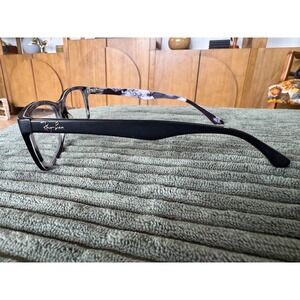 Ray-Ban 5228 Eyeglasses Black Frame‎ Floral Arms Designer Glasses Frames